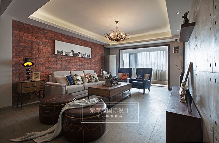 loft客廳裝修實(shí)景圖