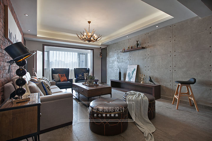 loft客廳裝修實(shí)景圖