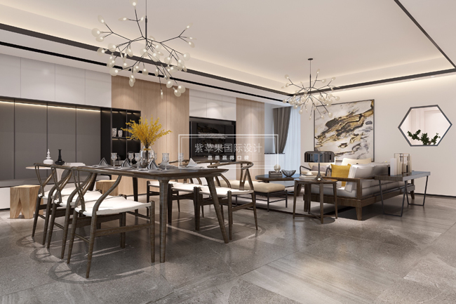 現(xiàn)代中式裝修案例，開放而又內(nèi)斂！